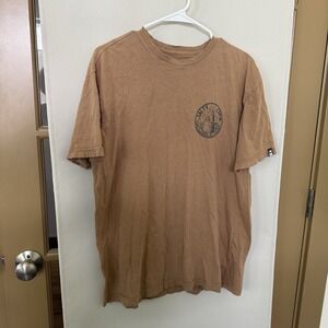 Salty Crew Men's XL Beige Fishing Short Sleeve Tee T-Shirt Top‎